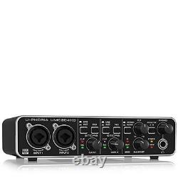 Behringer UMC204HD Audiophile 2x4, 24-Bit/192 kHz USB Audio/MIDI Interface with