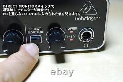 Behringer UMC204HD Audiophile 2x4, 24-Bit/192 kHz USB Audio/MIDI Interface with