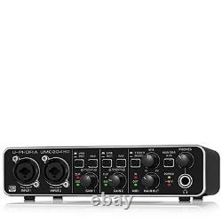 Behringer UMC204HD Audiophile 2x4, 24-Bit/192 kHz USB Audio/MIDI Interface with