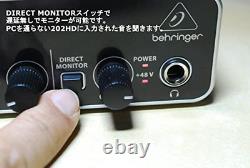 Behringer UMC204HD Audiophile 2x4, 24-Bit/192 kHz USB Audio/MIDI Interface with