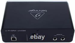 Behringer UMC22 USB Audio Interface Computer Guitar Phantom Power Home Studio