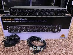 Behringer UMC404HD USB Audio Interface 4 Channel Line Mixer With BOX