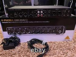 Behringer UMC404HD USB Audio Interface 4 Channel Line Mixer With BOX