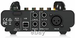 Behringer USB Audio Interface Vacuum Tube Mic Pre TUBE ULTRAGAIN MIC500USB