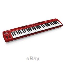 Behringer U-CONTROL UMX610 61-Key USB MIDI Controller Keyboard + Audio Interface