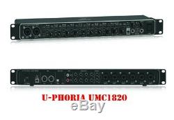 Behringer U-PHORIA UMC1820 18x20, 24-Bit/96 kHz USB Audio/MIDI Interface