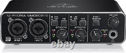 Behringer U-PHORIA UMC202HD Audiophile 2x2, 24-Bit/192 kHz USB Audio Interface