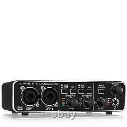 Behringer U-PHORIA UMC202HD Audiophile 2x2, 24-Bit/192 kHz USB Audio Interface