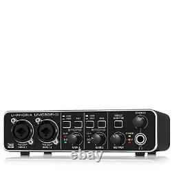 Behringer U-PHORIA UMC202HD Audiophile 2x2, 24-Bit/192 kHz USB Audio Interface