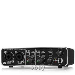 Behringer U-PHORIA UMC202HD Audiophile 2x2, 24-Bit/192 kHz USB Audio Interface