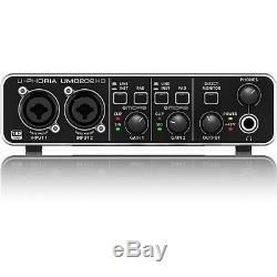 Behringer U-PHORIA UMC202HD USB Audio Home Studio Vocal Recording Interface