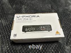 Behringer U-PHORIA UMC204HD 24-Bit USB Audio/MIDI Interface Black