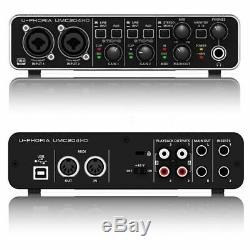 Behringer U-PHORIA UMC204HD USB Audio Interface with MXL Microphone Set