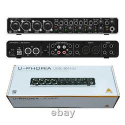 Behringer U-PHORIA UMC404HD USB 2.0 Audio/MIDI Interface MIDAS-designed Preamps