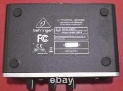 Behringer U-Phoria UMC22 USB Audio Interface From Japan, Good Condition Black