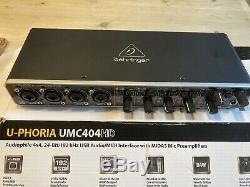 Behringer U-Phoria UMC404HD 4x4 USB Audio/MIDI Interface With