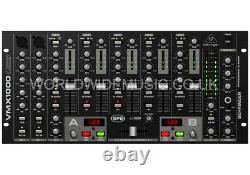 Behringer VMX1000USB Pro 7-Channel Rack-Mount DJ Mixer with USB/Audio Interface