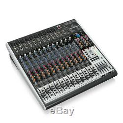 Behringer X2442USB Mixer 24 Input Mixing Desk USB Audio Interface Multi FX Studi