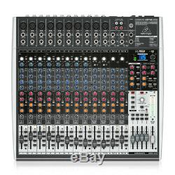 Behringer X2442USB Mixer 24 Input Mixing Desk USB Audio Interface Multi FX Studi