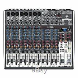 Behringer XENYX Mixer 22-Kanal 2/2 Bus Mischpult Mic Preamps USB Audio Interface