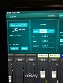 Behringer X Air X18 Digital Mixer Usb/wireless Audio Interface Daw Controller