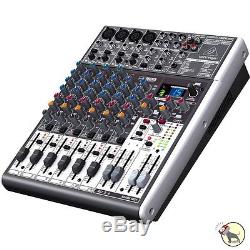 Behringer Xenyx X1204USB 12-Input 2/2-Bus Mixer Mac Windows USB Audio Interface