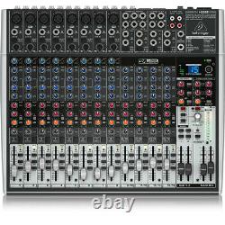 Behringer Xenyx X2222USB 22-Input USB Audio Mixer Recording Interface with Effects