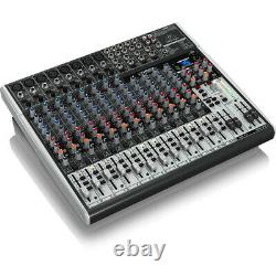 Behringer Xenyx X2222USB 22-Input USB Audio Mixer Recording Interface with Effects