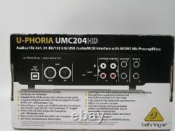 Bellinger 2 Input 4 Output USB Audio Interface UMC204HD U-PHORIA