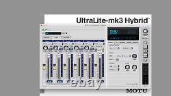 Complete MOTU UltraLite-mk3 Hybrid FireWire USB MIDI Audio Interface & New PSU