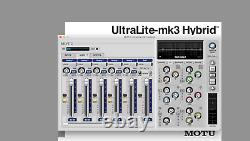 Complete MOTU UltraLite-mk3 Hybrid FireWire USB MIDI Audio Interface & New PSU