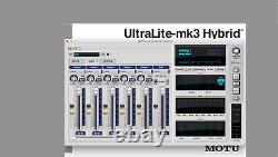 Complete MOTU UltraLite-mk3 Hybrid FireWire USB MIDI Audio Interface & New PSU