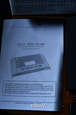 Cymatic Audio LR-16 Multi Track Recorder & USB Interface