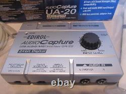 Edirol Audio Capture UA-20 24 bit Digital USB Audio Midi Interface