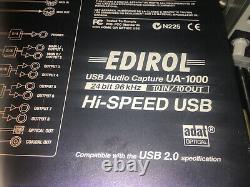 Edirol Roland Ua-1000 Usb Audio Interface Excellent Condition