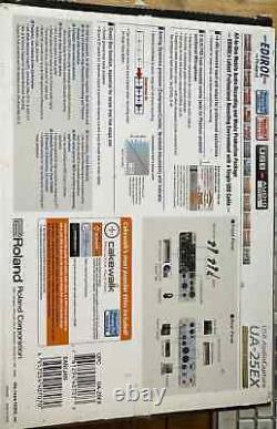 Edirol UA-25Ex 24bit 96KHZ USB Audio Interface, Never Used, fully functional