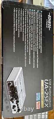 Edirol UA-25Ex 24bit 96KHZ USB Audio Interface, Never Used, fully functional