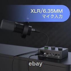 FIFINE USB audio interface recording/live/distribution XLR Mike Connection Pod C