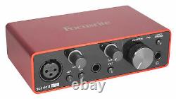 Focusrite 3rd Gen 1-Person Podcast Podcasting Recording Interface+Mic+Headphones
