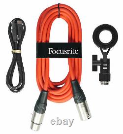 Focusrite 3rd Gen 1-Person Podcast Podcasting Recording Interface+Mic+Headphones