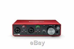 Focusrite AMS-SCARLETT-2I2-3G (3rd Gen) USB Audio Interface with Pro Tools First