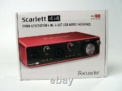 Focusrite AMS-SCARLETT-4I4-3G Scarlett 4i4 USB 3rd Gen Audio Interface