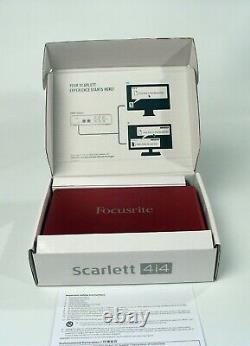 Focusrite AMS-SCARLETT-4I4-3G Scarlett 4i4 USB 3rd Gen Audio Interface