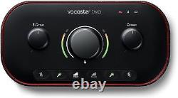 Focusrite Audio Interface, Black, Vocaster Two