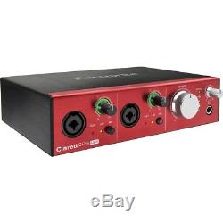 Focusrite Clarett 2Pre USB 10-In / 4-Out USB Audio Interface