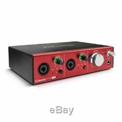 Focusrite Clarett 2Pre USB 10-In, 4-Out USB Audio Interface With Free Software
