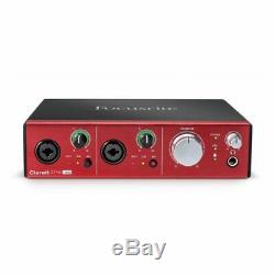Focusrite Clarett 2Pre USB 10-In, 4-Out USB Audio Interface With Free Software