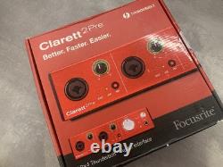 Focusrite Clarett 2pre, Thunderbolt Connection