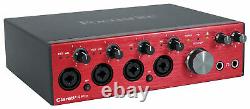 Focusrite Clarett+ 4Pre USB-C Audio Recording Interface, 4 Mic Preamps/JFET/ADAT