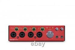 Focusrite Clarett 4+Pre Studio-Grade Audio Interface for PC & Mac inc Warranty